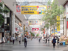 熊本市街地まで車で5分、繁華街への買い物も便利