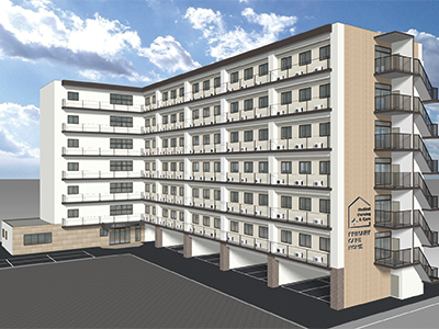 2024年12月全168室の住宅型有料老人ホームが南区田迎にオープン!(画像はイメージパース)