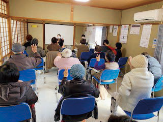 地域活動の体操教室の様子